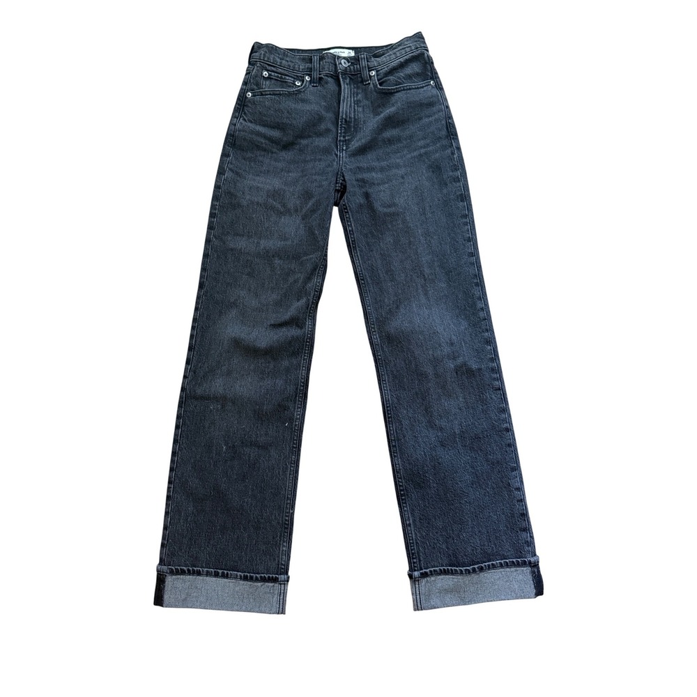 ABERCROMBIE & FITCH‎ Womens Jeans 90s Relaxed High Rise Straight Leg 26